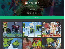 Tablet Screenshot of nadiaenis.com